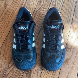 Adidas Sambas, worn one, kids size 1, excellent condition